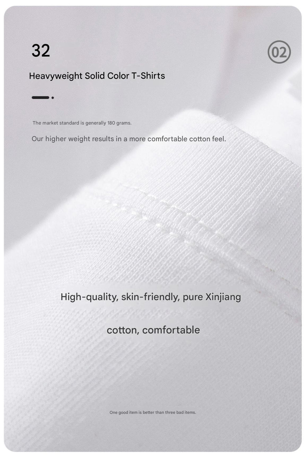 Heavyweight Cotton Long Sleeve Tee