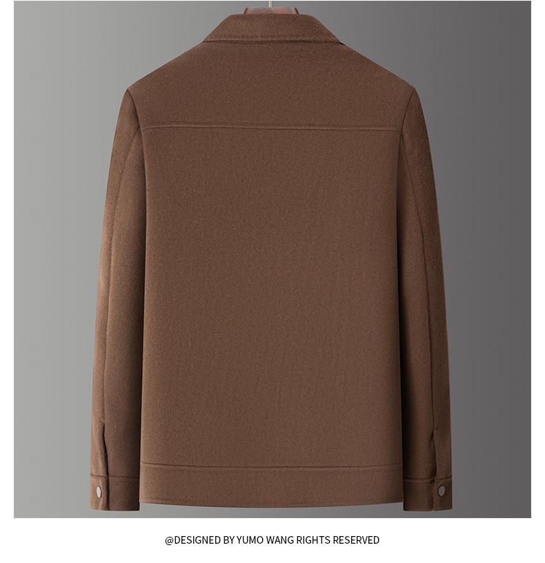 Detachable Down Liner Wool Coat