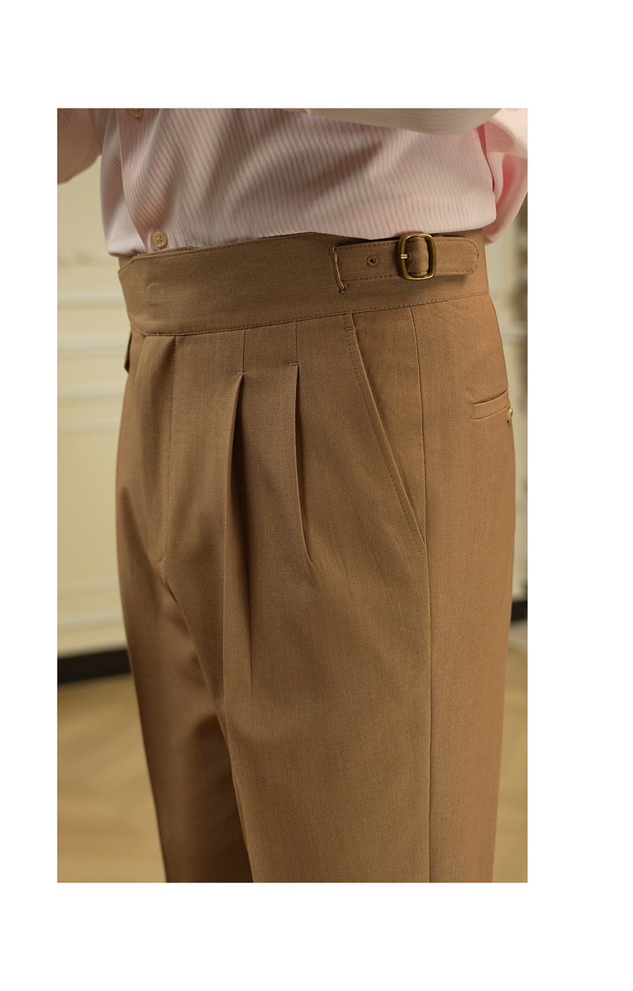Gurkha Double-Pleat Trousers
