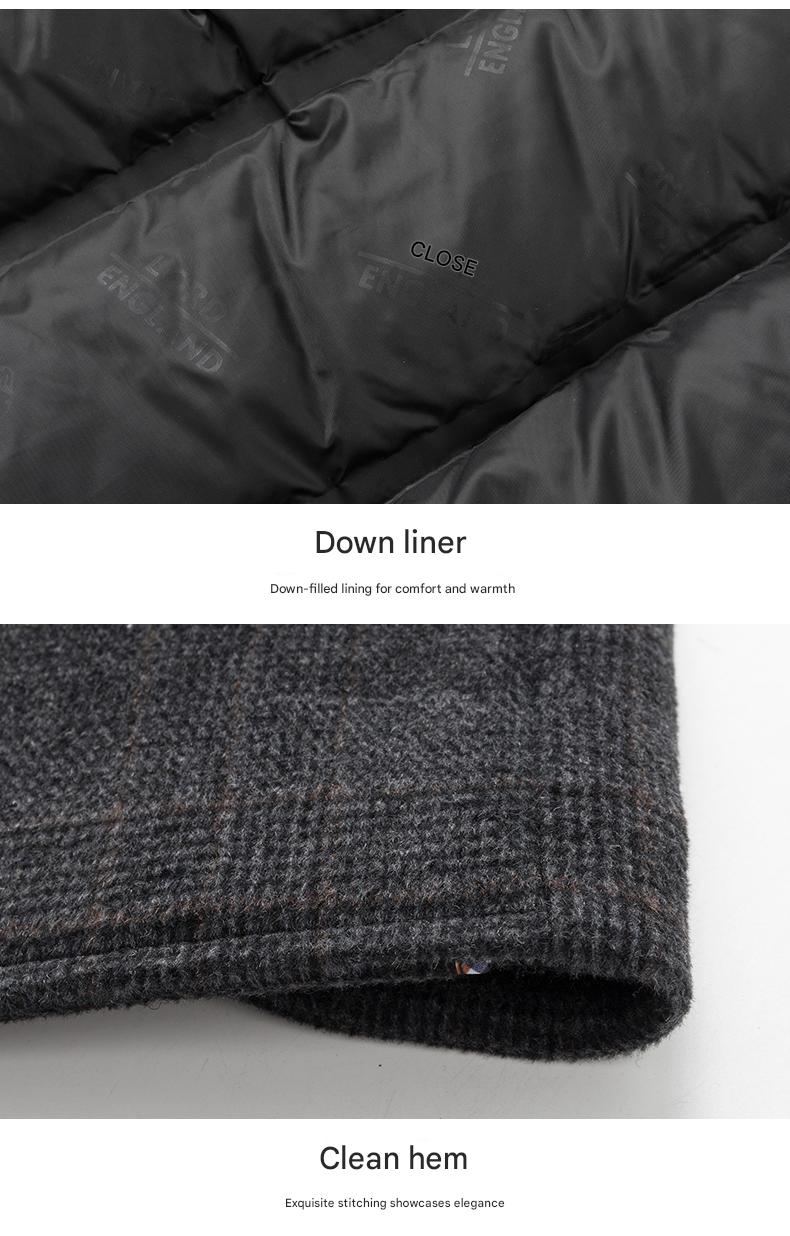 Mid-Length Down-Lined Coat