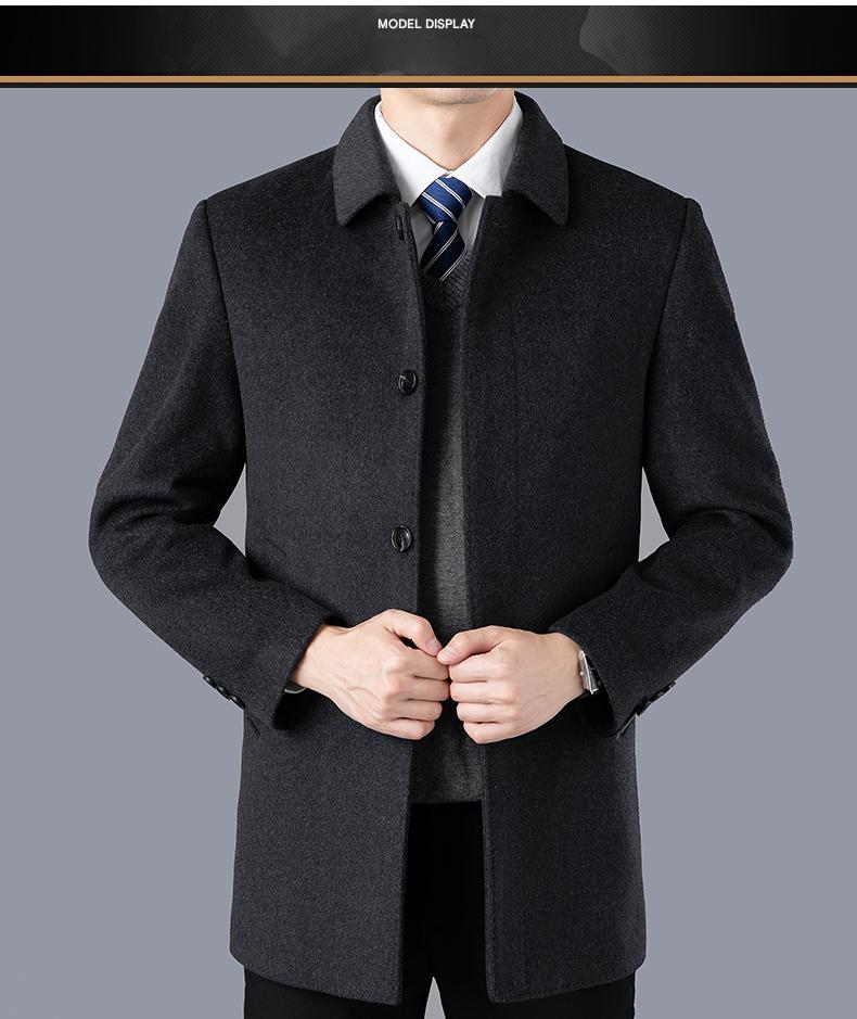 Mid-Length Wool Coat