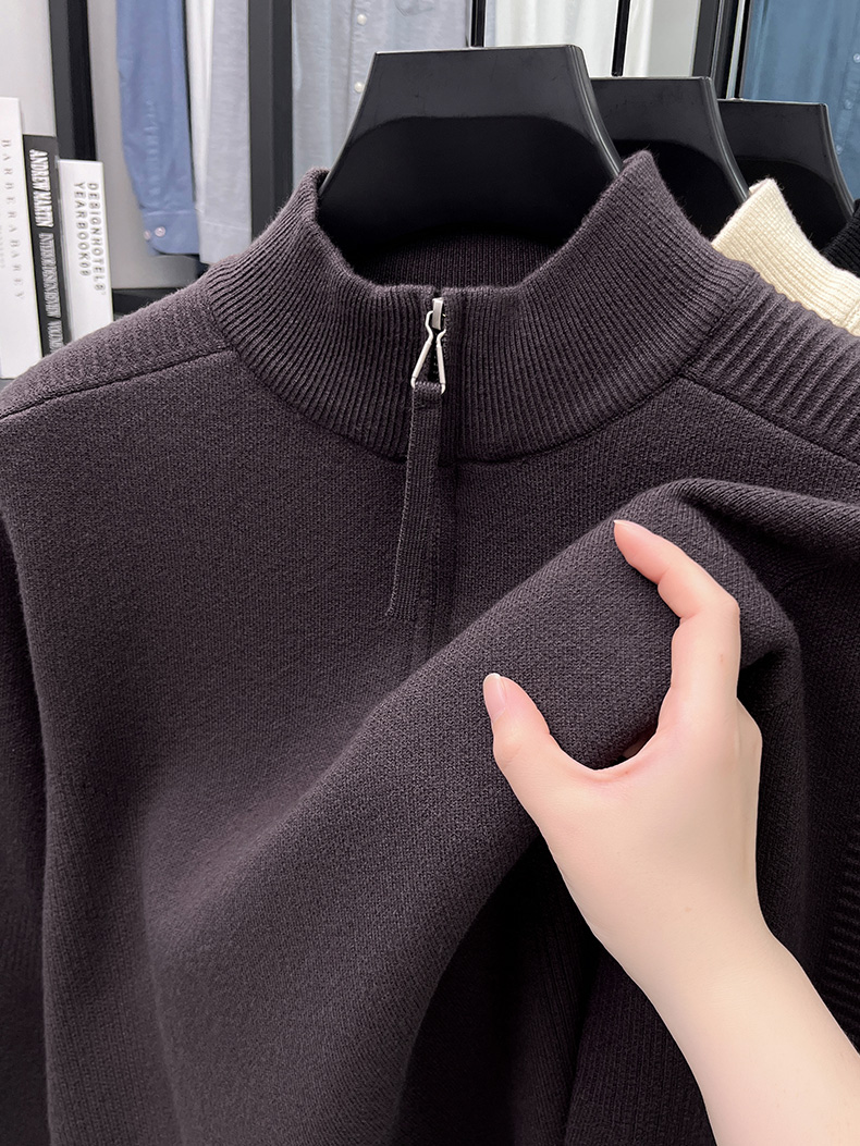 AW Mock-Neck Sweater