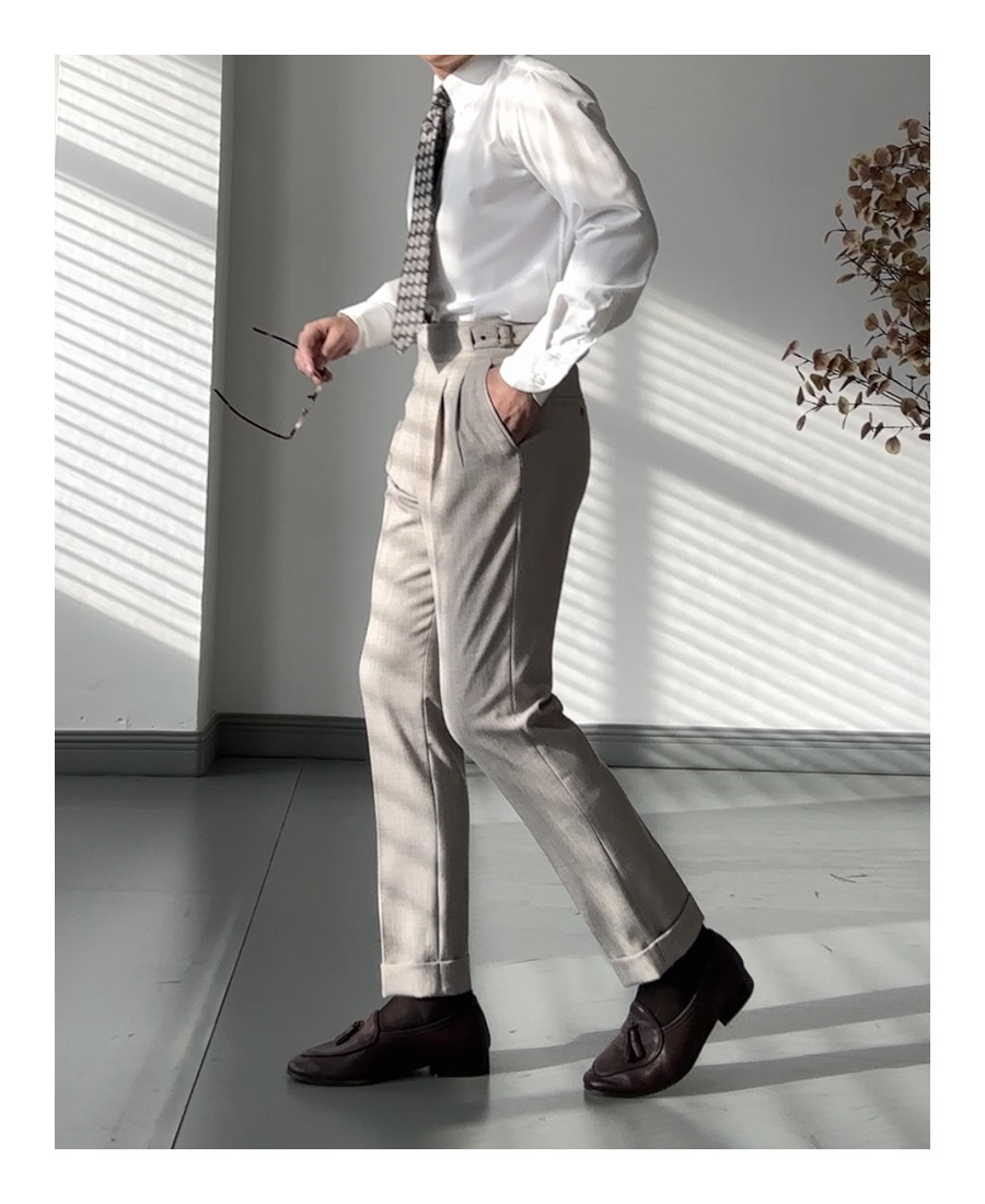 High-Waist Trousers