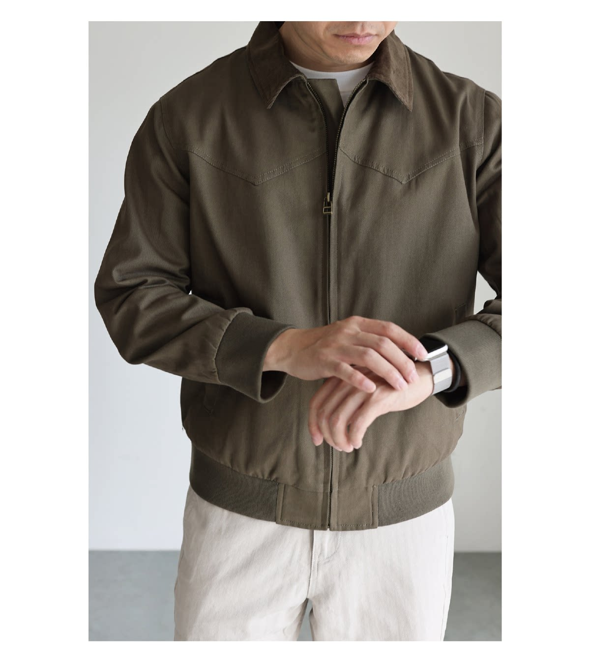 MONSEN Suitory Washed Cotton Twill Jacket product image