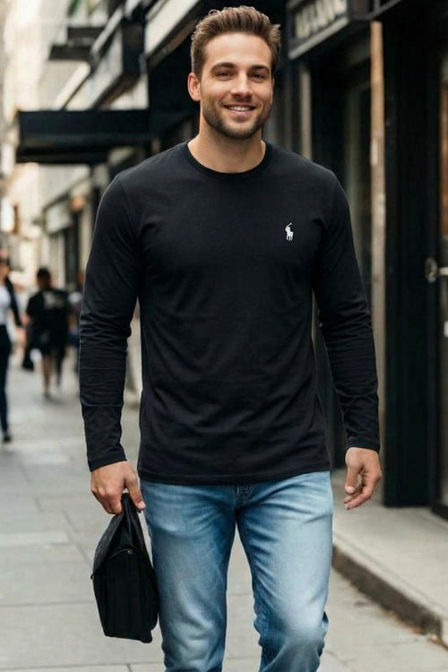 MONSEN Suitory 100% Cotton Crewneck T-Shirt product image
