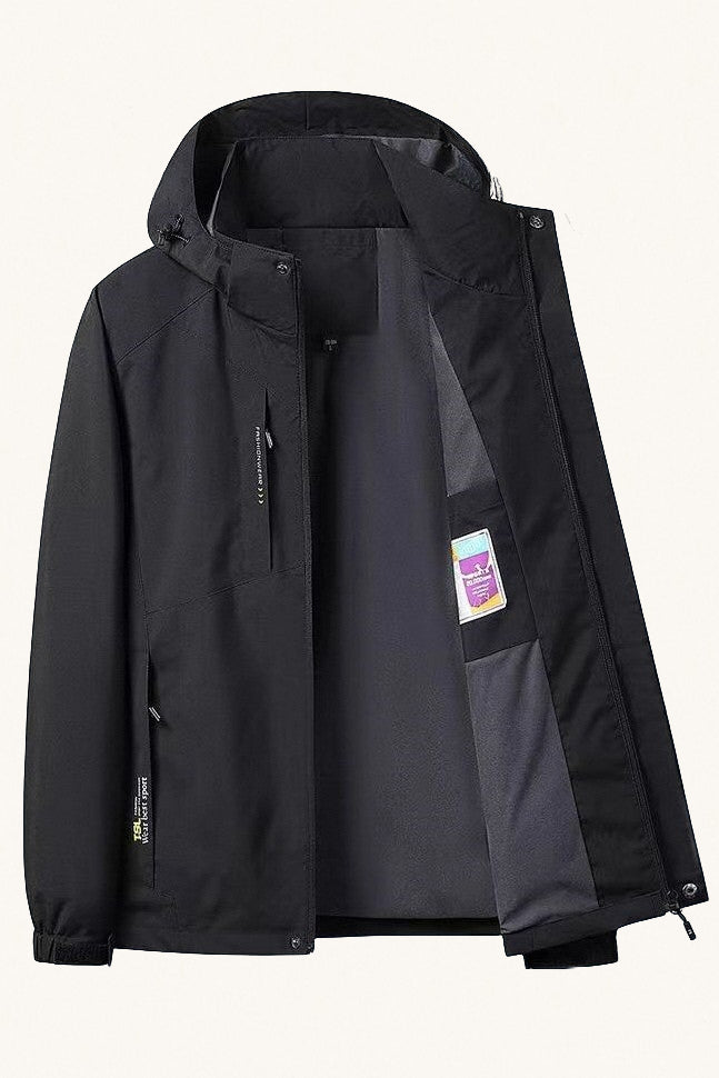 MONSEN Suitory Windproof Water-Resistant Fleece-Lined Outerwear front view
