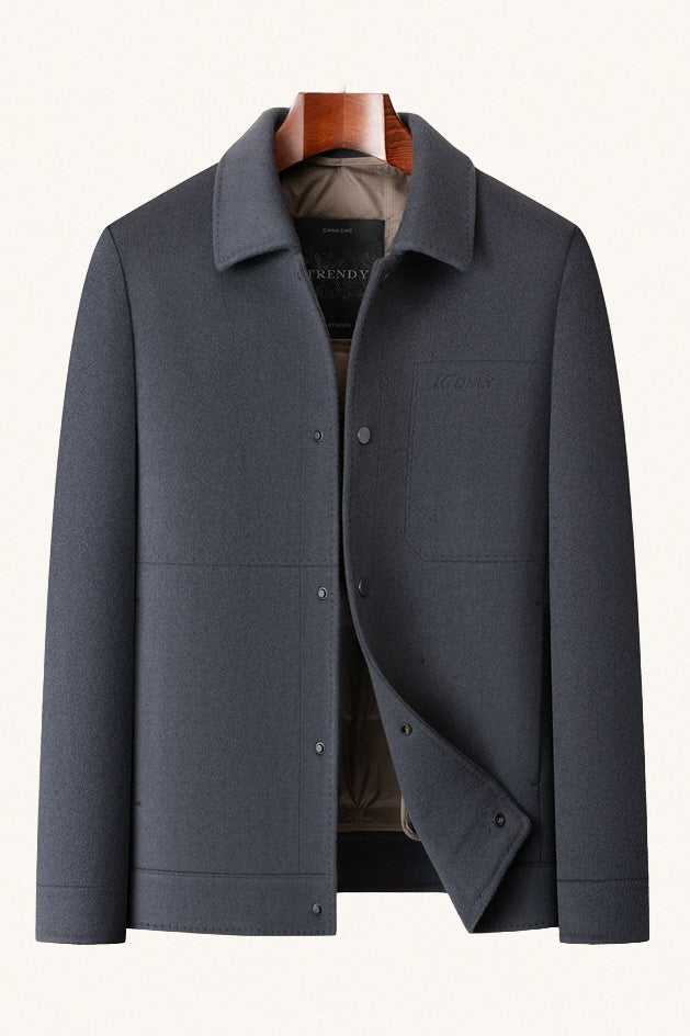 MONSEN Suitory Detachable Down Liner Wool Coat product image
