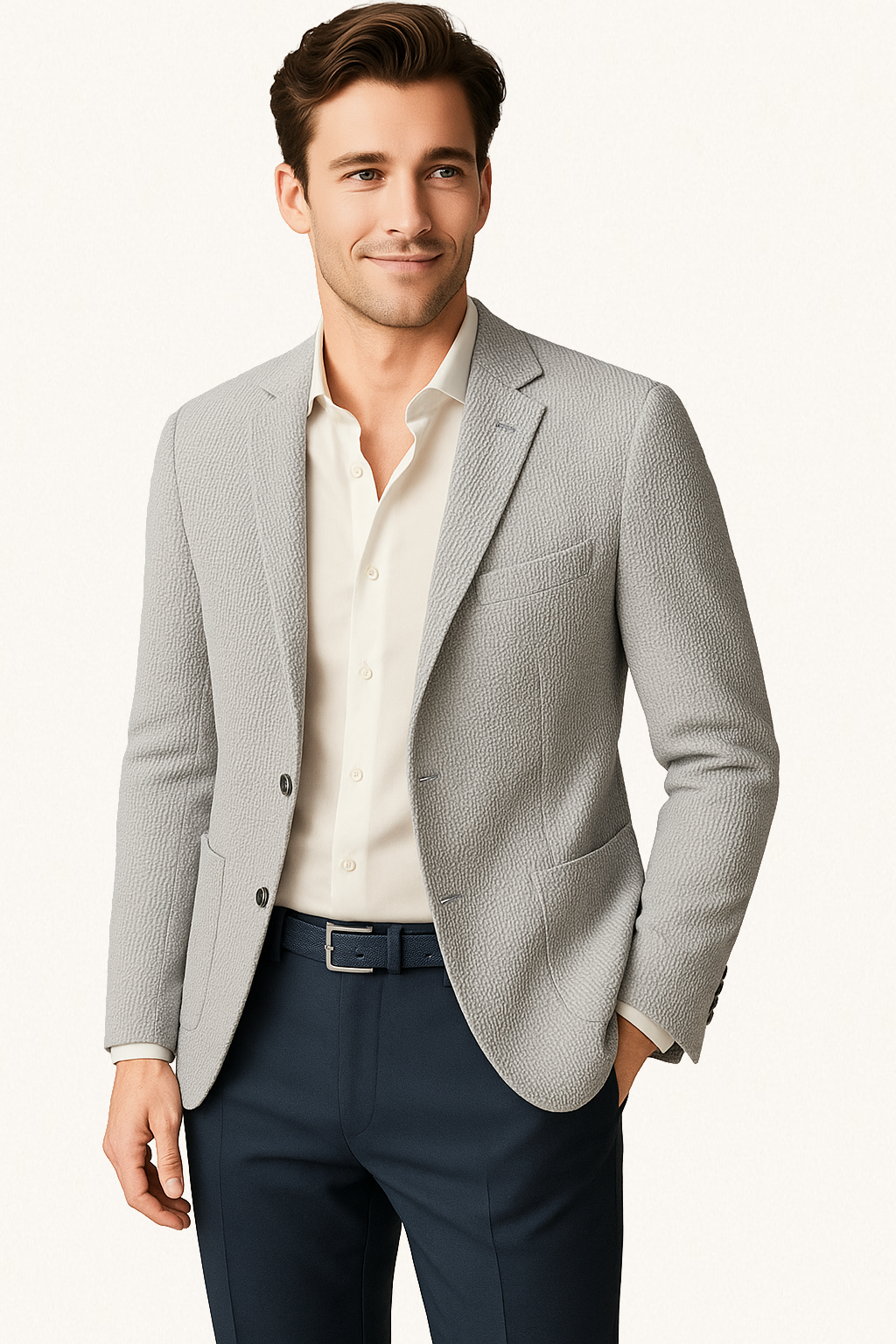 MONSEN Suitory 2025 New Seersucker Jacket in Performance Blend product image