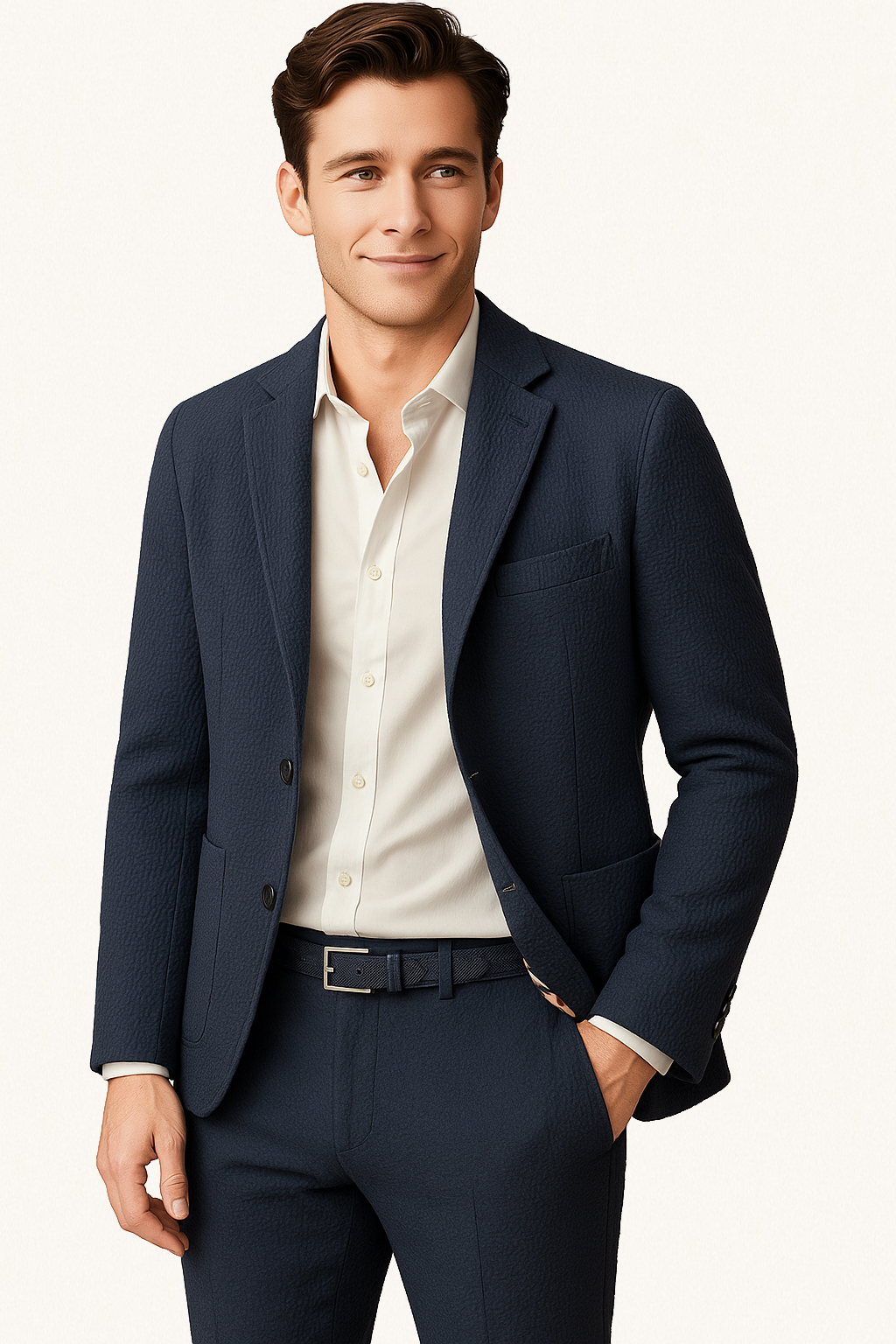 MONSEN Suitory 2025 New Seersucker Jacket in Performance Blend product image