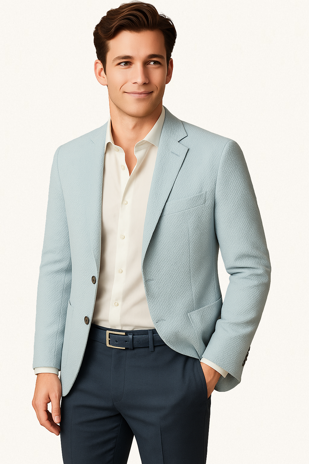 MONSEN Suitory 2025 New Seersucker Jacket in Performance Blend product image