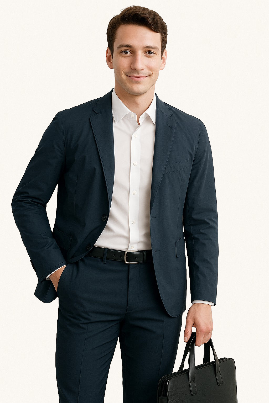 MONSEN Suitory Wrinkle-Resistant, 4-Way Stretch Blazer in Performance Blend product image