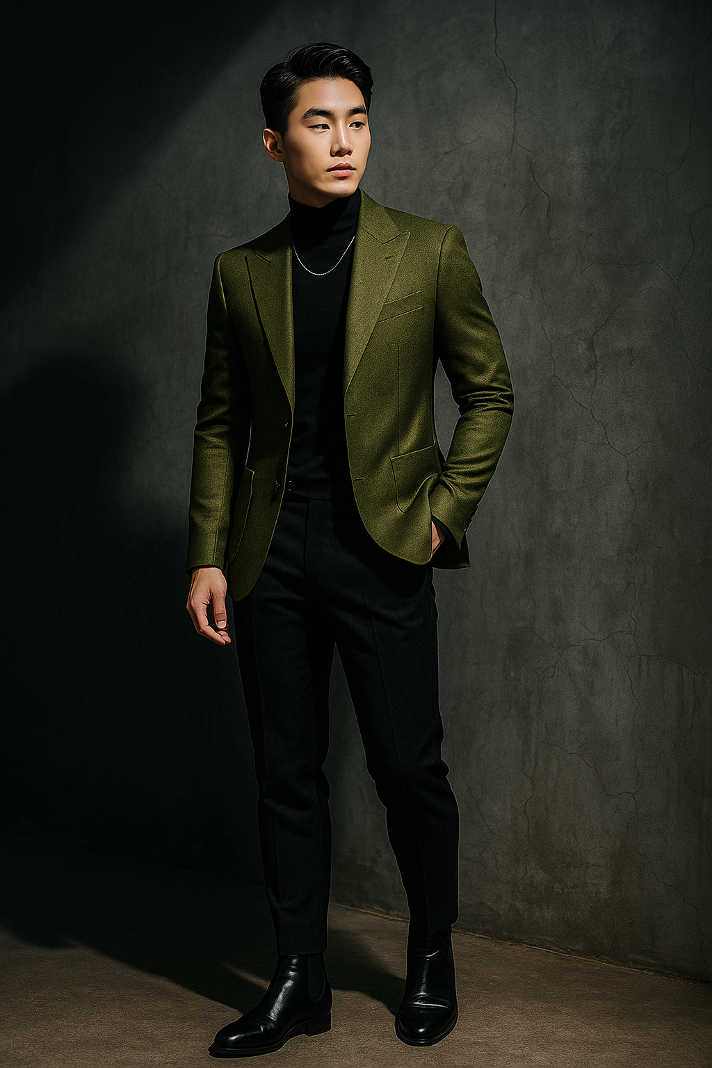 MONSEN Suitory Slim-Fit Suit Jacket in Cotton product image