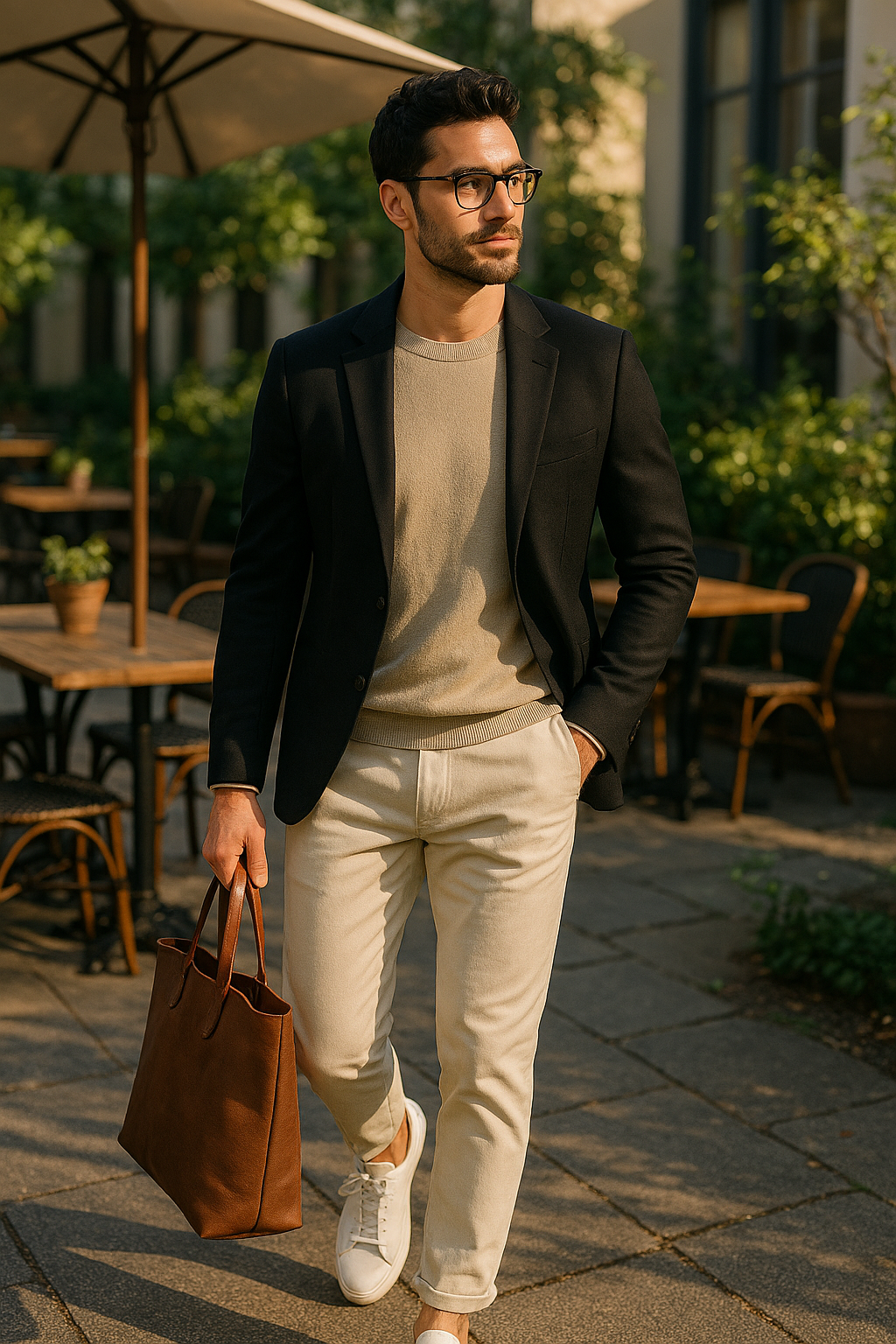 MONSEN Suitory Slim-Fit Suit Jacket in Cotton product image