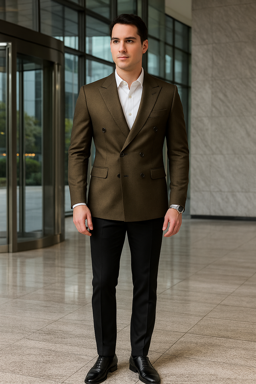 MONSEN Suitory Slim-Fit Suit Jacket in Cotton product image