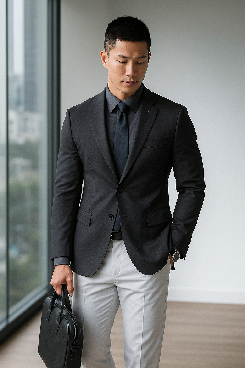 MONSEN Suitory Non-Iron Quick-Dry Shirt in Performance Blend product image