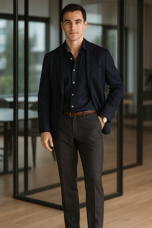 MONSEN Suitory 100% Linen Long-Sleeve Shirt product image