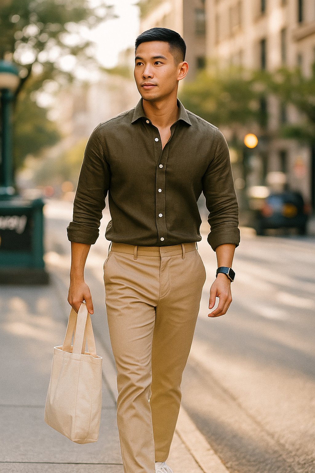 MONSEN Suitory 100% Linen Long-Sleeve Shirt product image