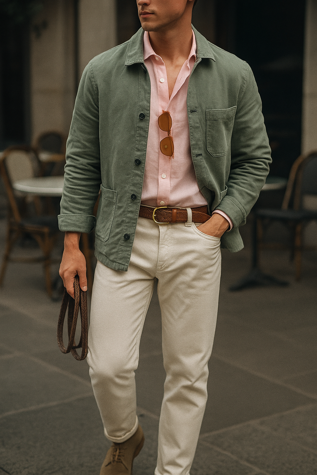 MONSEN Suitory 100% Linen Long-Sleeve Shirt product image