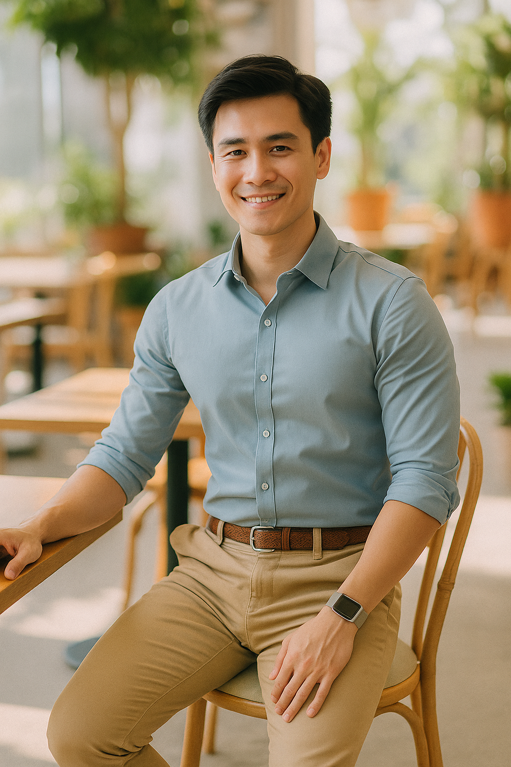 MONSEN Suitory Anti-Wrinkle Non-Iron Shirt in Bamboo Blend product image
