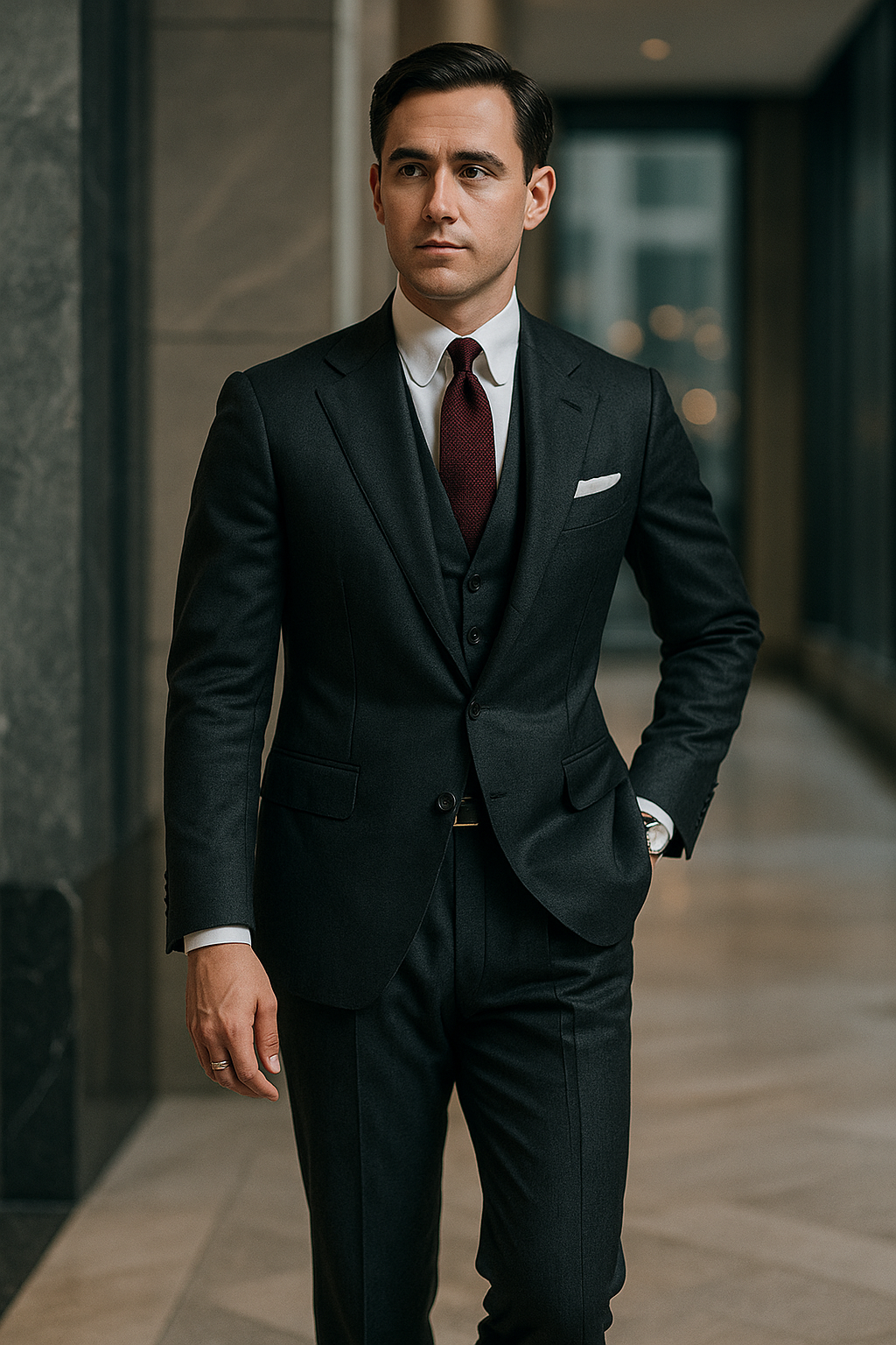 MONSEN Suitory Vintage Rounded-Collar Dress Shirt in Bamboo Blend product image