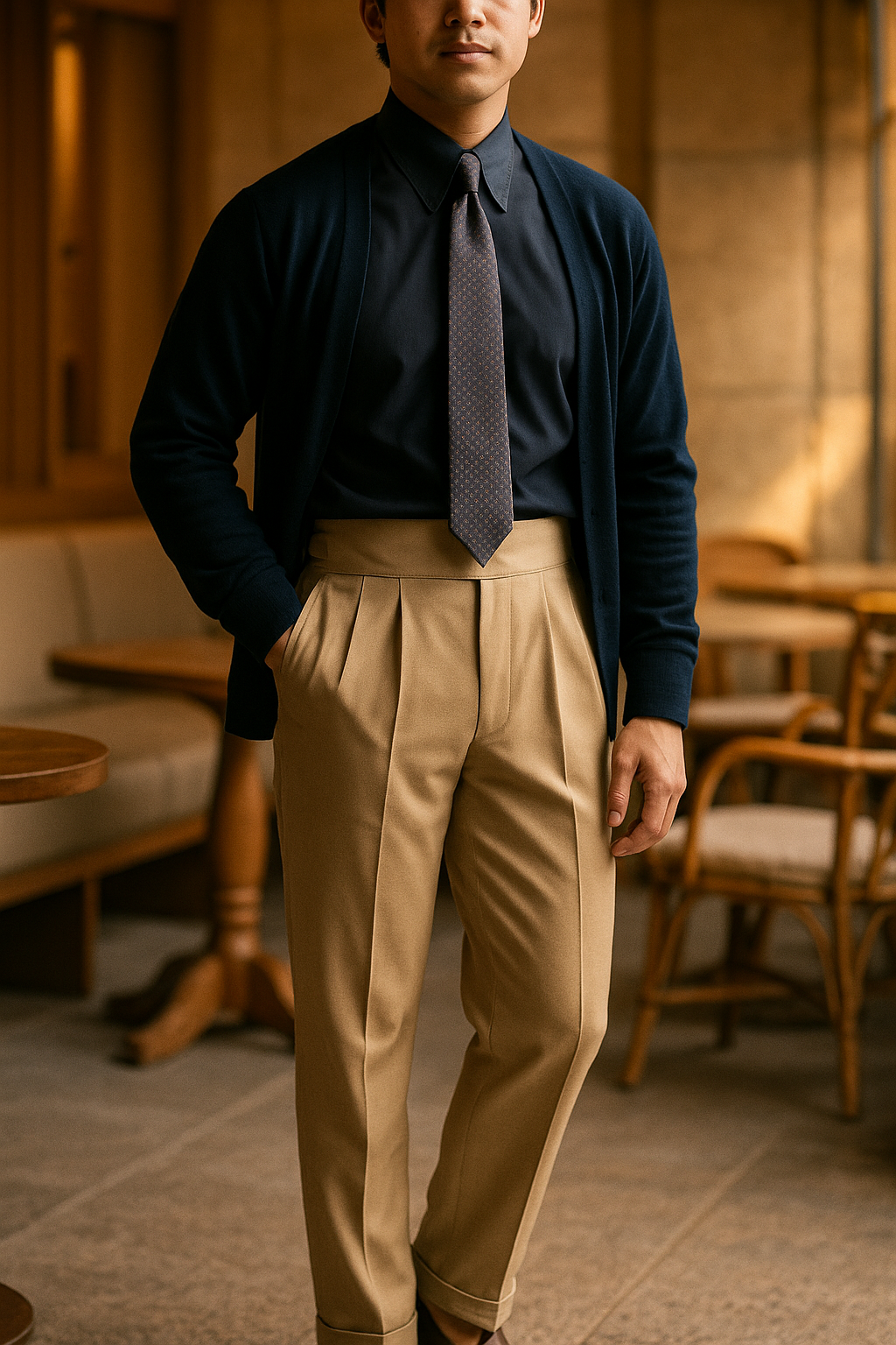 MONSEN Suitory Vintage Rounded-Collar Dress Shirt in Bamboo Blend product image