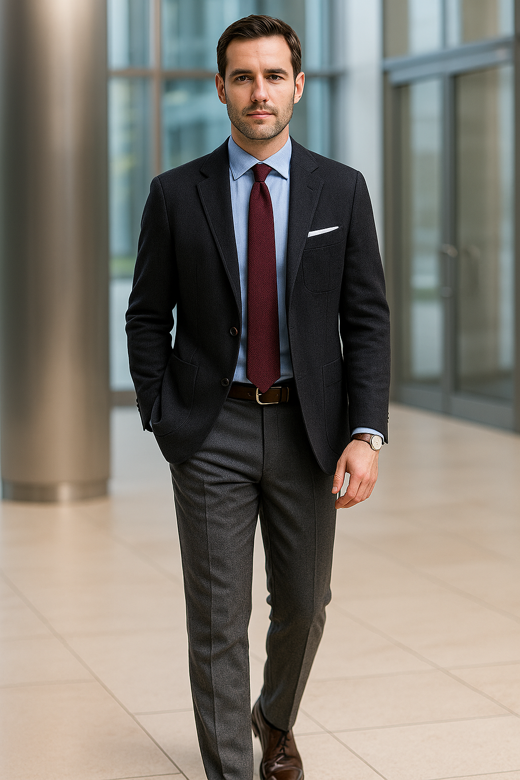 MONSEN Suitory SF Corduroy Velveteen Blazer in Performance Blend product image