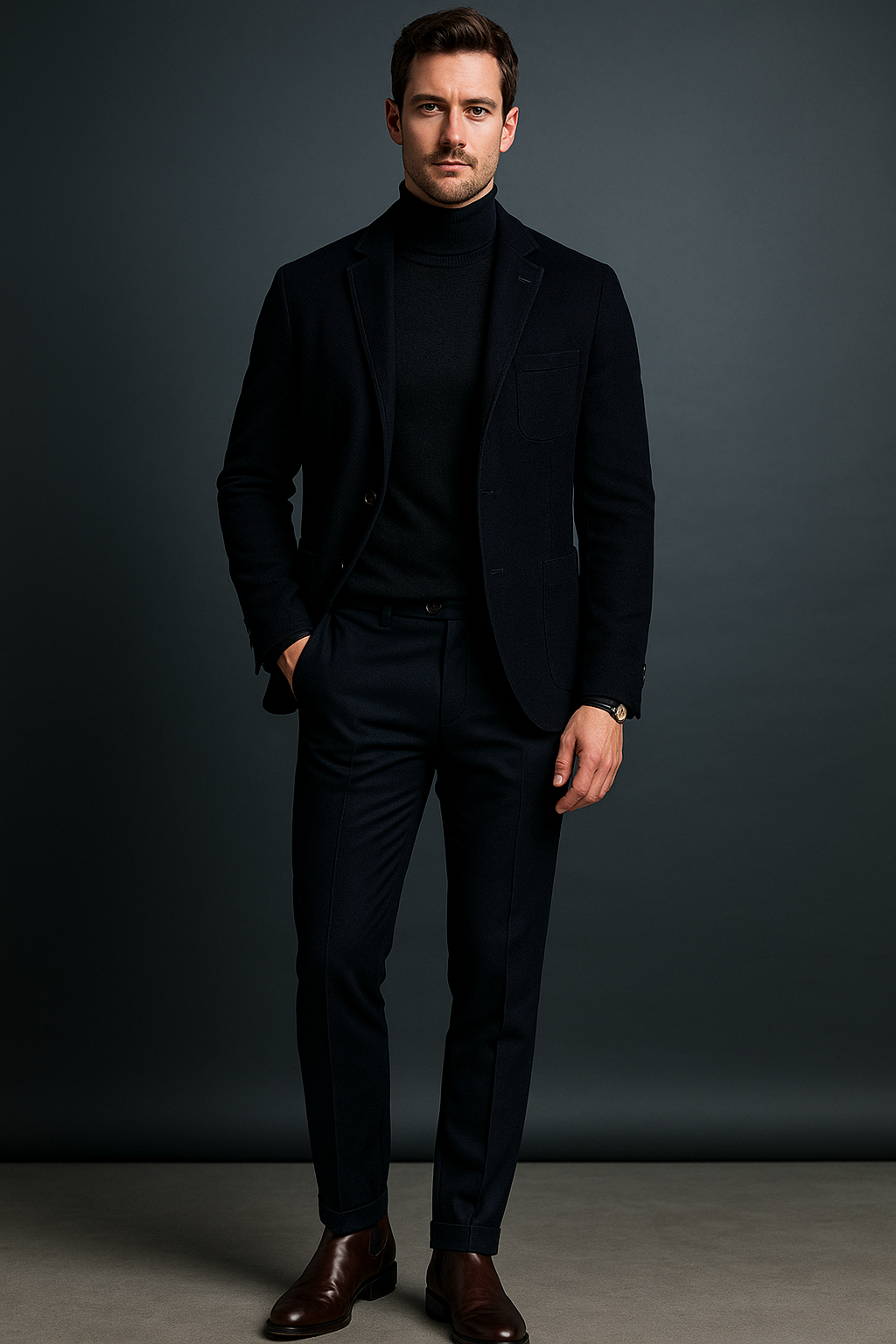 MONSEN Suitory SF Corduroy Velveteen Blazer in Performance Blend product image