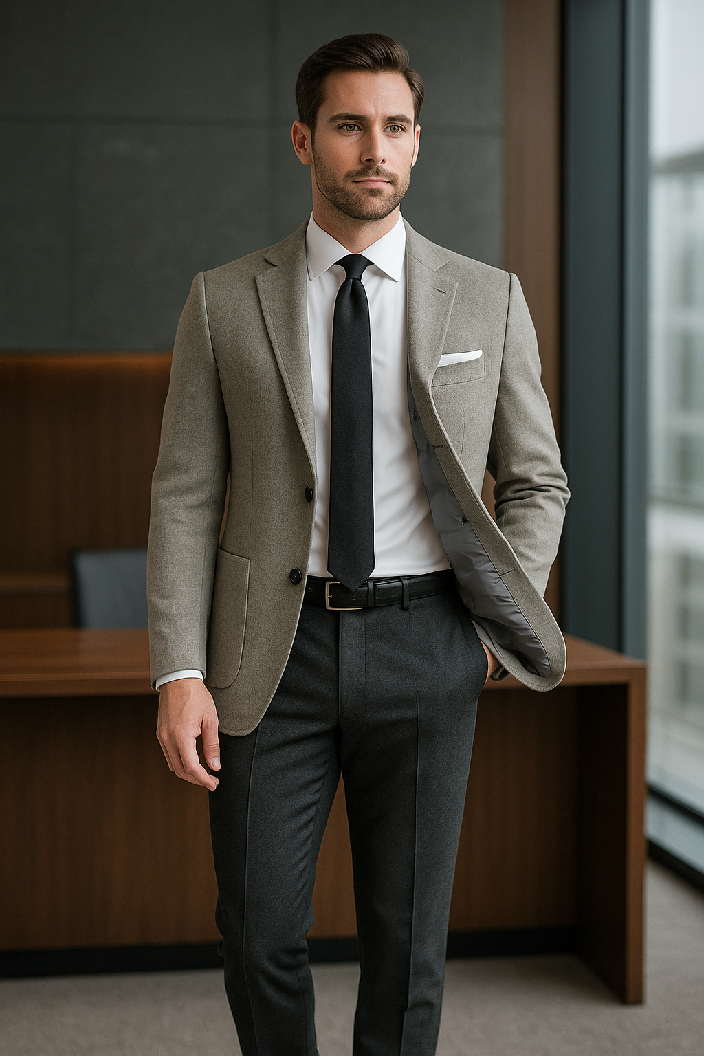 MONSEN Suitory Wool Winter Blazer product image