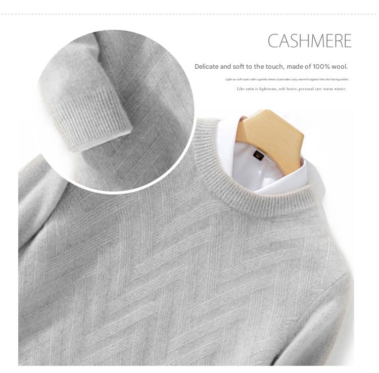 AW 100% Wool Crew Thick Sweater