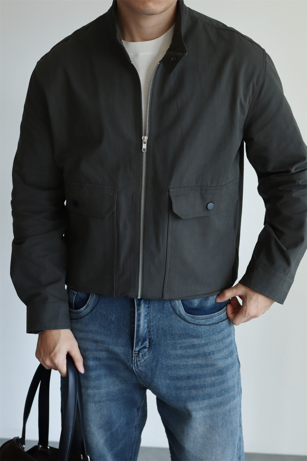 MONSEN Suitory G9 Harrington Washed Cotton Jacket product image