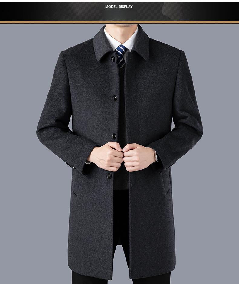 Mid-Length Wool Coat