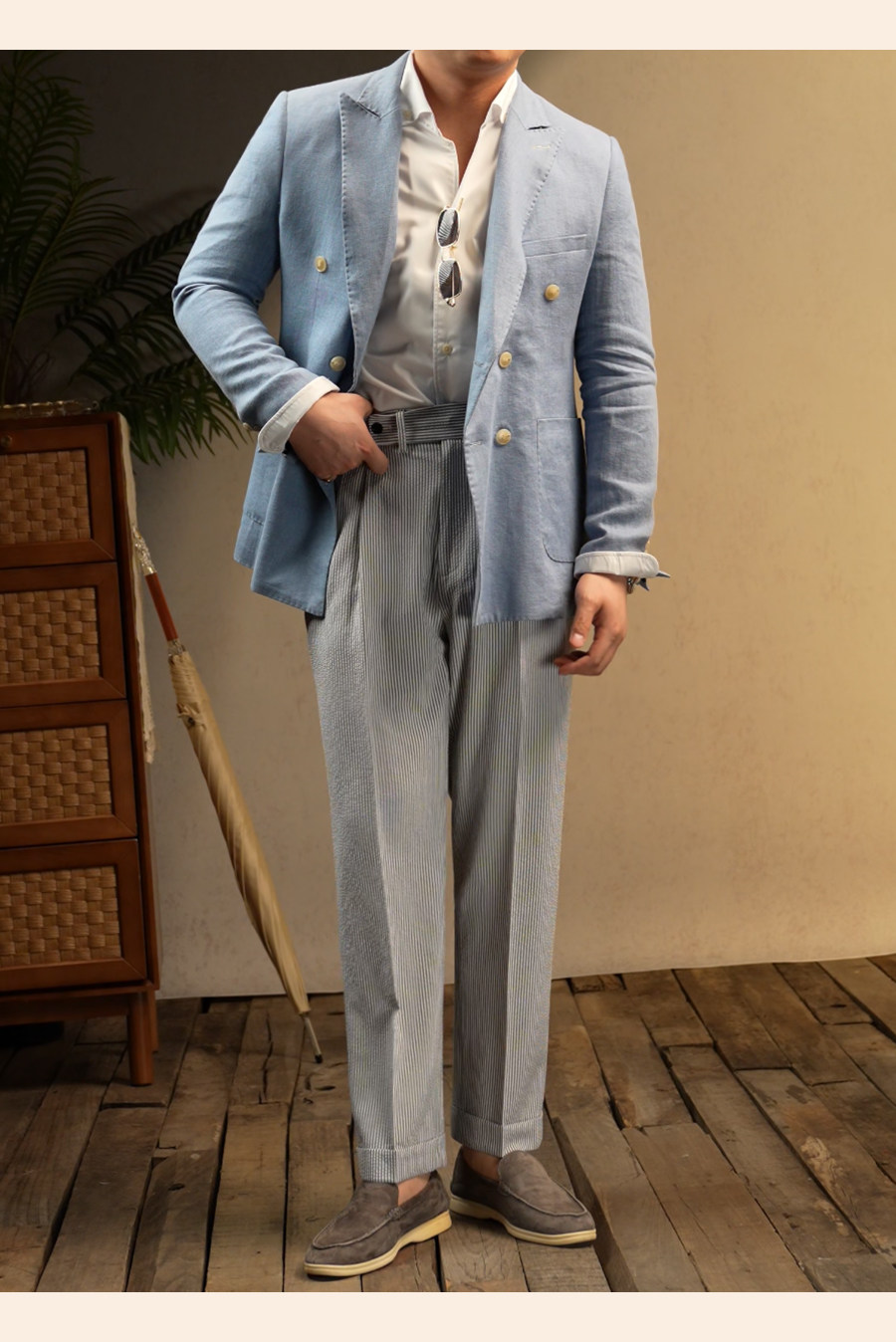 MONSEN Suitory Non-Iron One-Piece Collar Shirt in Performance Blend product image