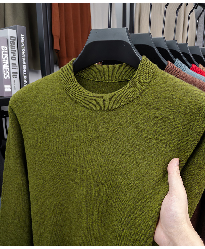100% Wool Crew Sweater