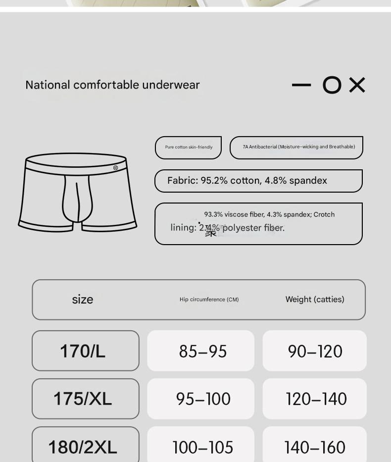 MONSEN Suitory Breathable Plus Size Underwear in Cotton product image