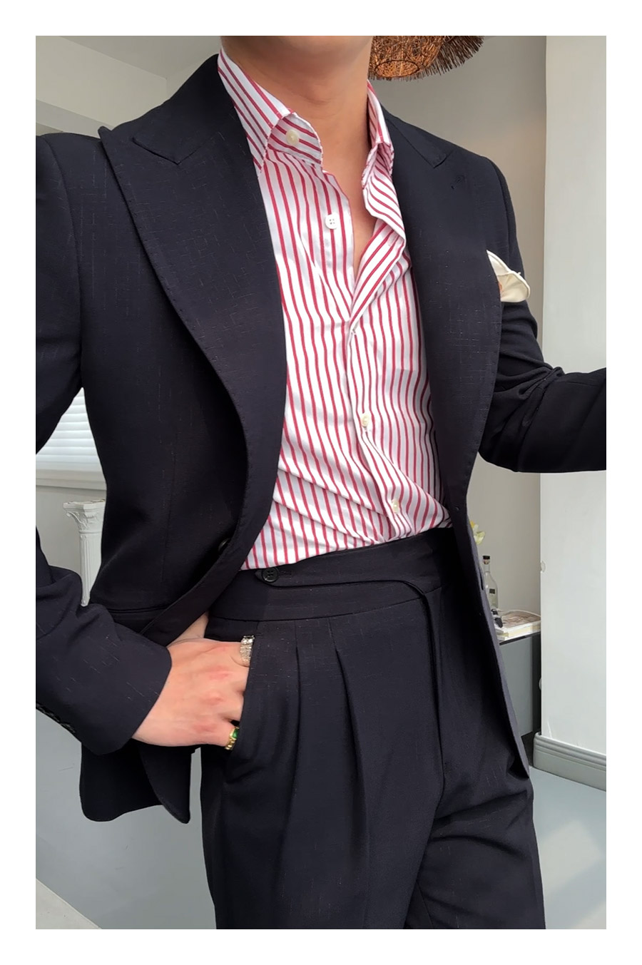 MONSEN Suitory Creative Series Naples-Style Suit in Performance Blend product image