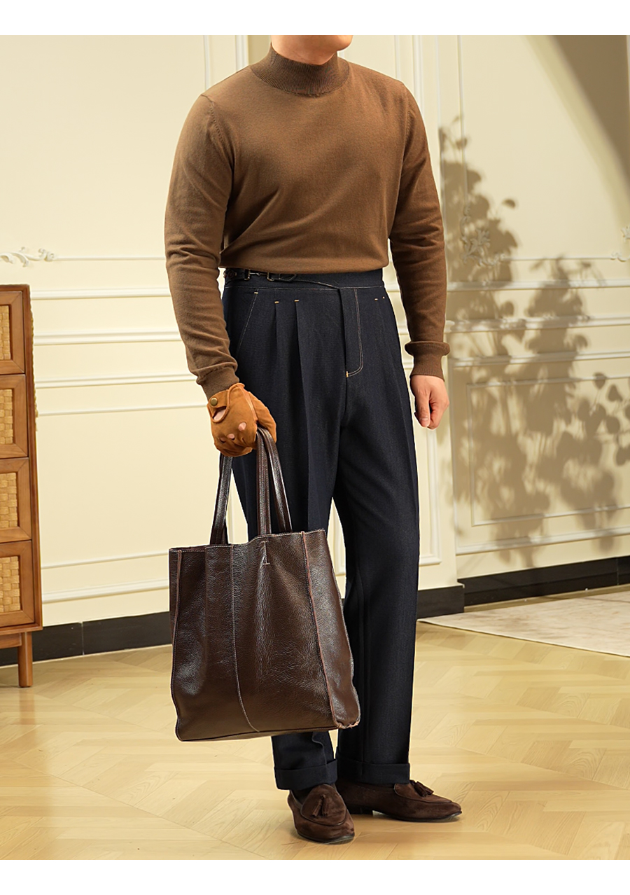 Half-Mock Knit Sweater