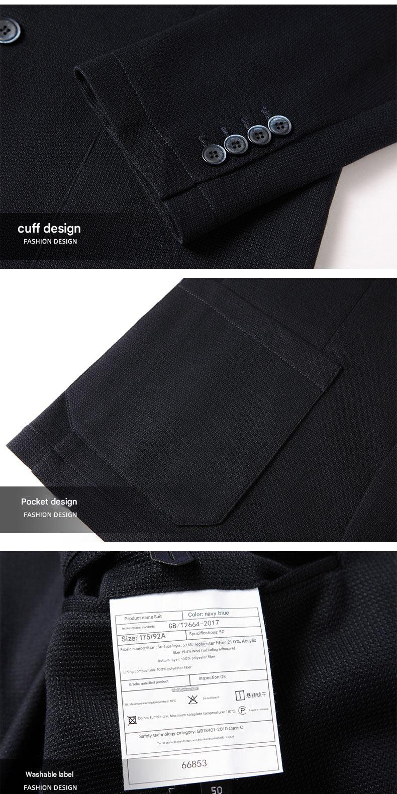 MONSEN Suitory Old-Money Inspired Wool Blazer product image