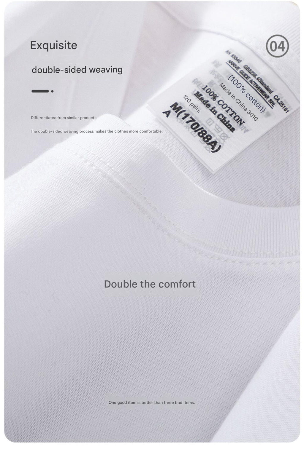 Heavyweight Cotton Long Sleeve Tee