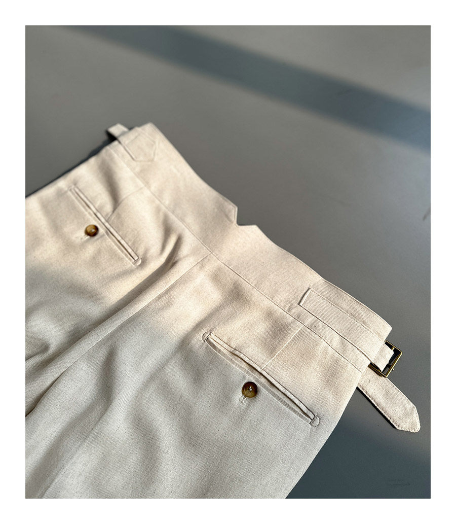MONSEN Suitory Linen Half-Lined Single-Breasted Suit product image