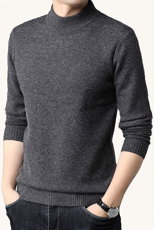 MONSEN Suitory 100% Wool Half Turtleneck Sweater product image