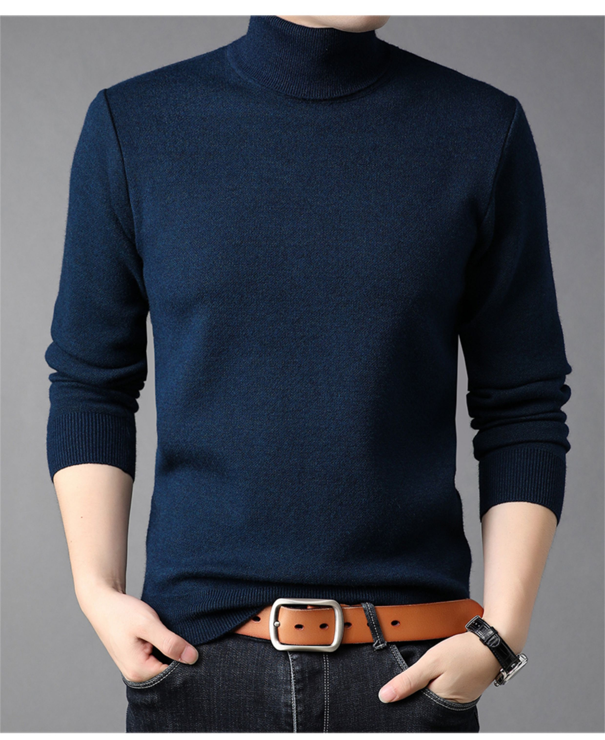 100% Wool Turtleneck sweater