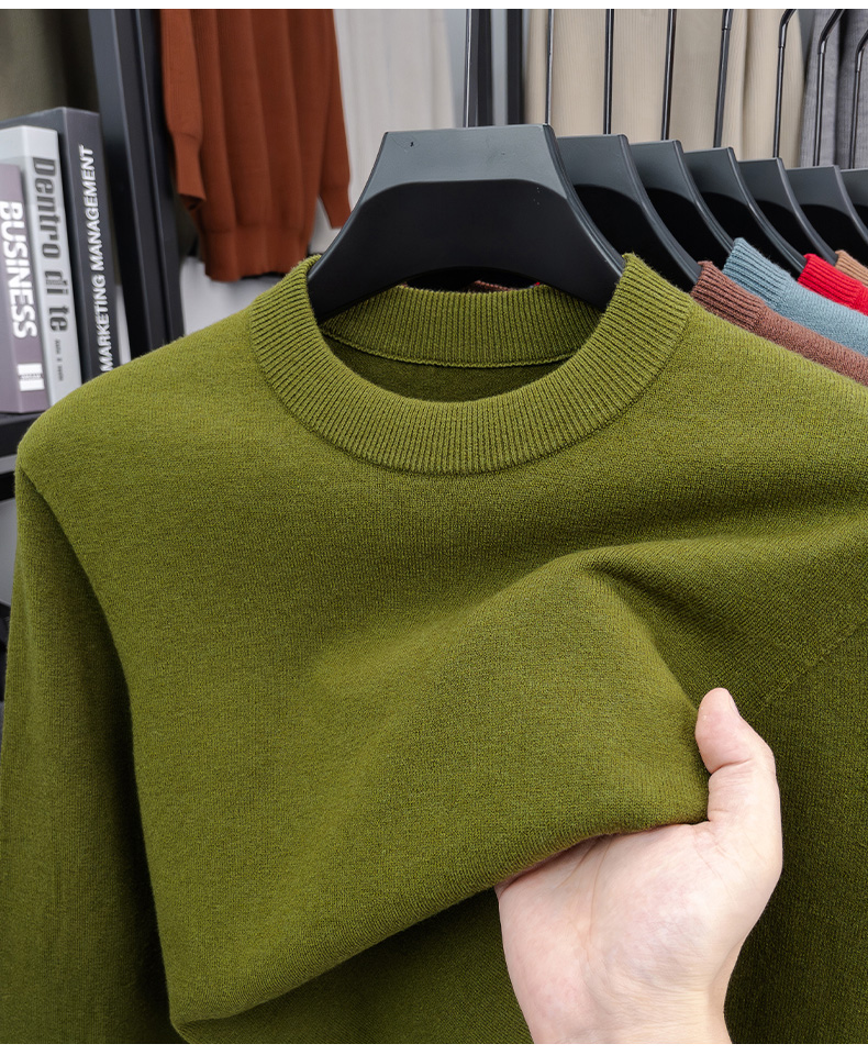 100% Wool Crew Sweater