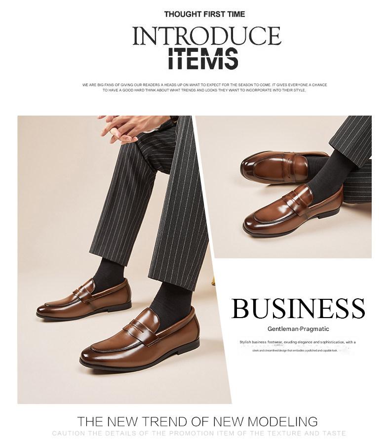 MONSEN Suitory Round Toe Slip-On Loafers in Denim product image