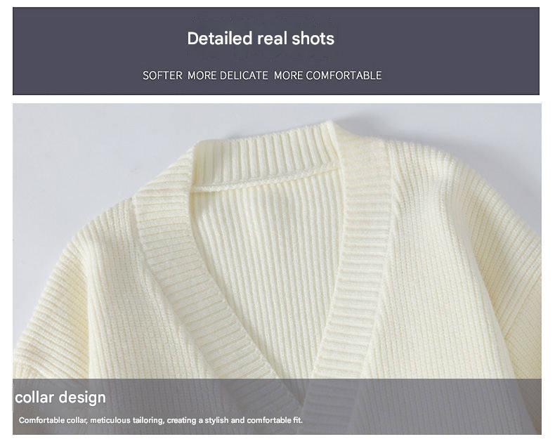 Lightweight V-Neck Knit Cardigan