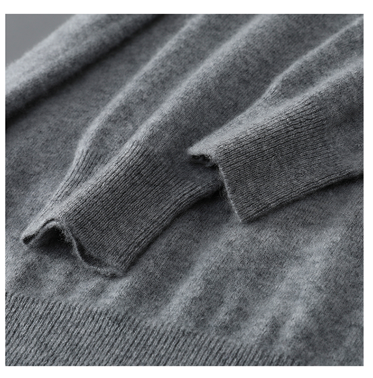 100% Wool V-Neck Sweater
