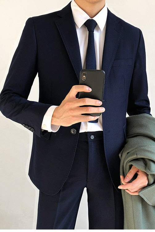 MONSEN Suitory Modern Fit Two-Piece Casual Suit in Performance Blend product image