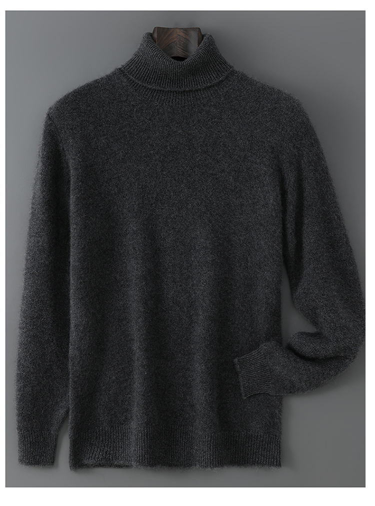 100% Wool Turtleneck Sweater 1
