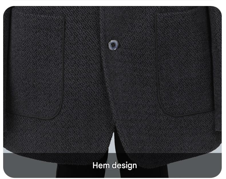MONSEN Suitory Easy-Care Relaxed Fit Single Blazer in Cotton product image