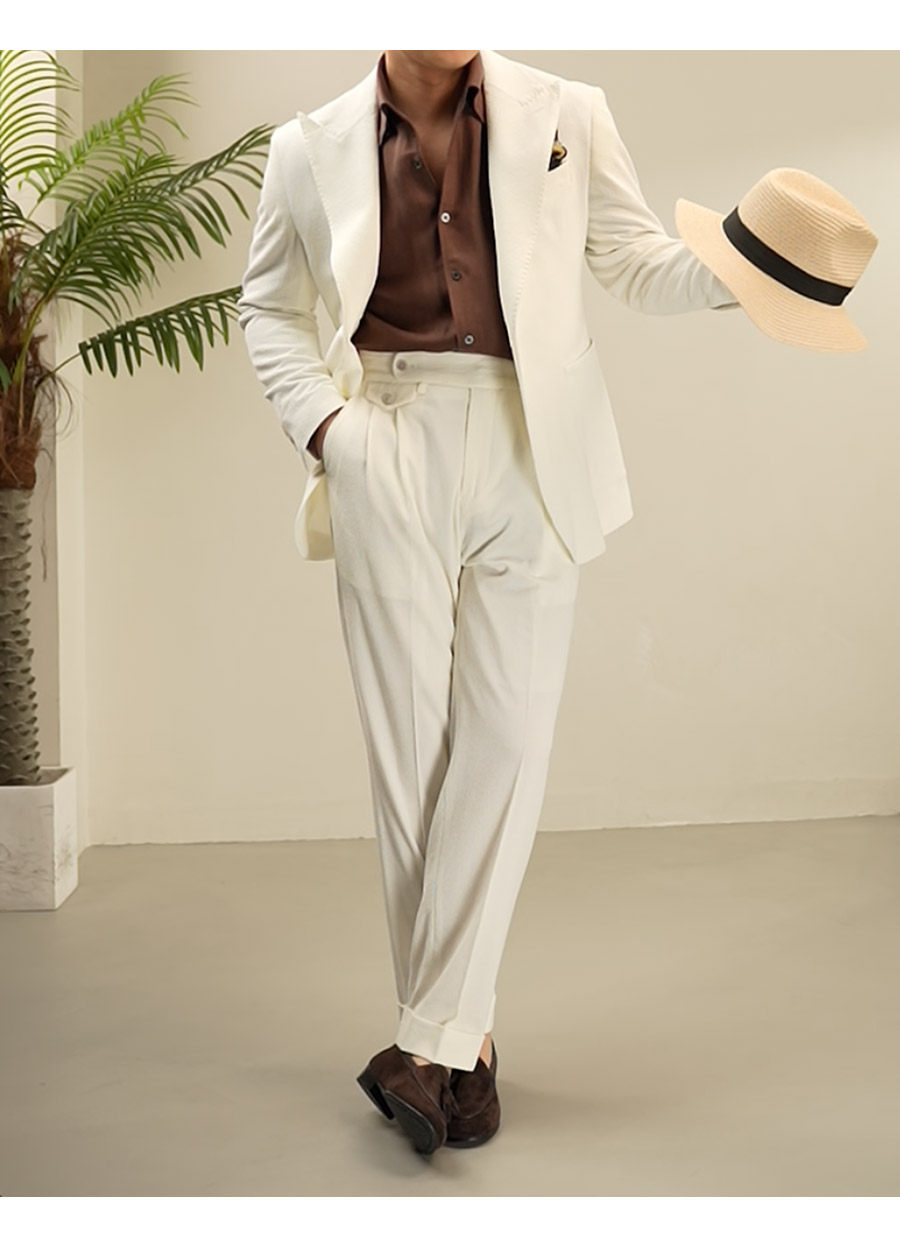 One-Piece Collar Linen Shirt
