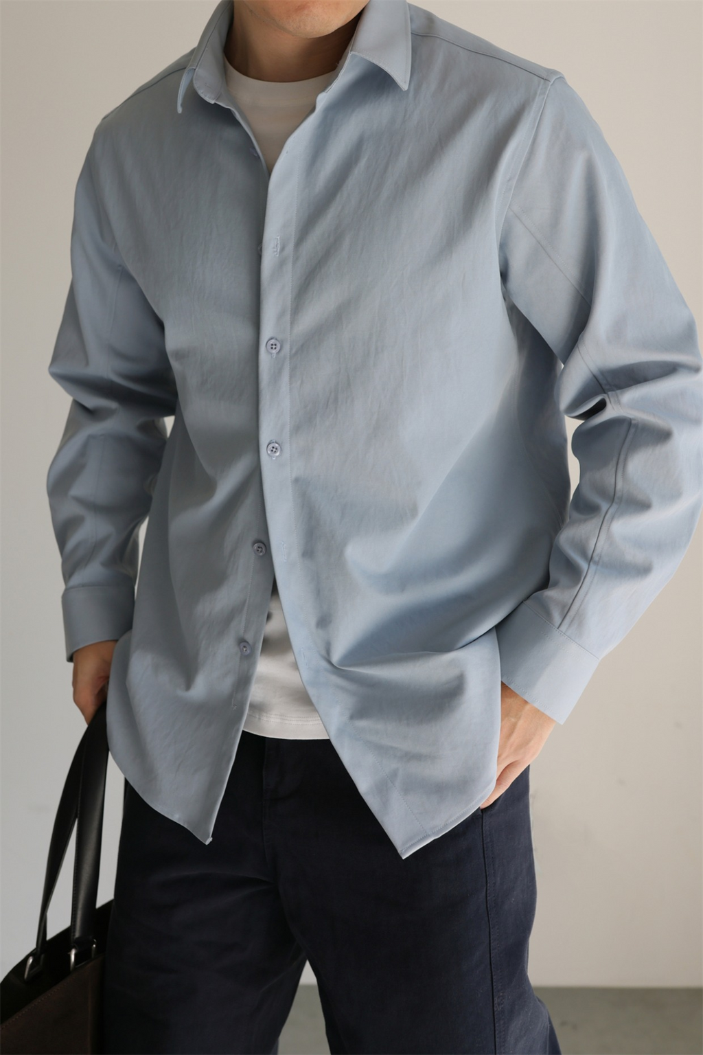 Easy-Care Cotton-Feel Shirt